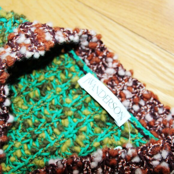 BNWT AW21 J.W.ANDERSON ANCHOR PATCHWORK SWEATER L - Picture 8 of 12